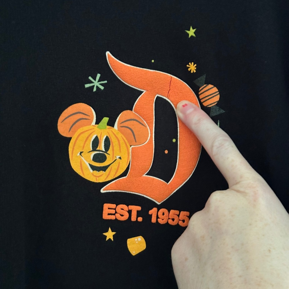 Disneyland Resort Halloween Spirit Jersey Adult Size XXL Disney Mickey Pumpkin - Picture 4 of 11